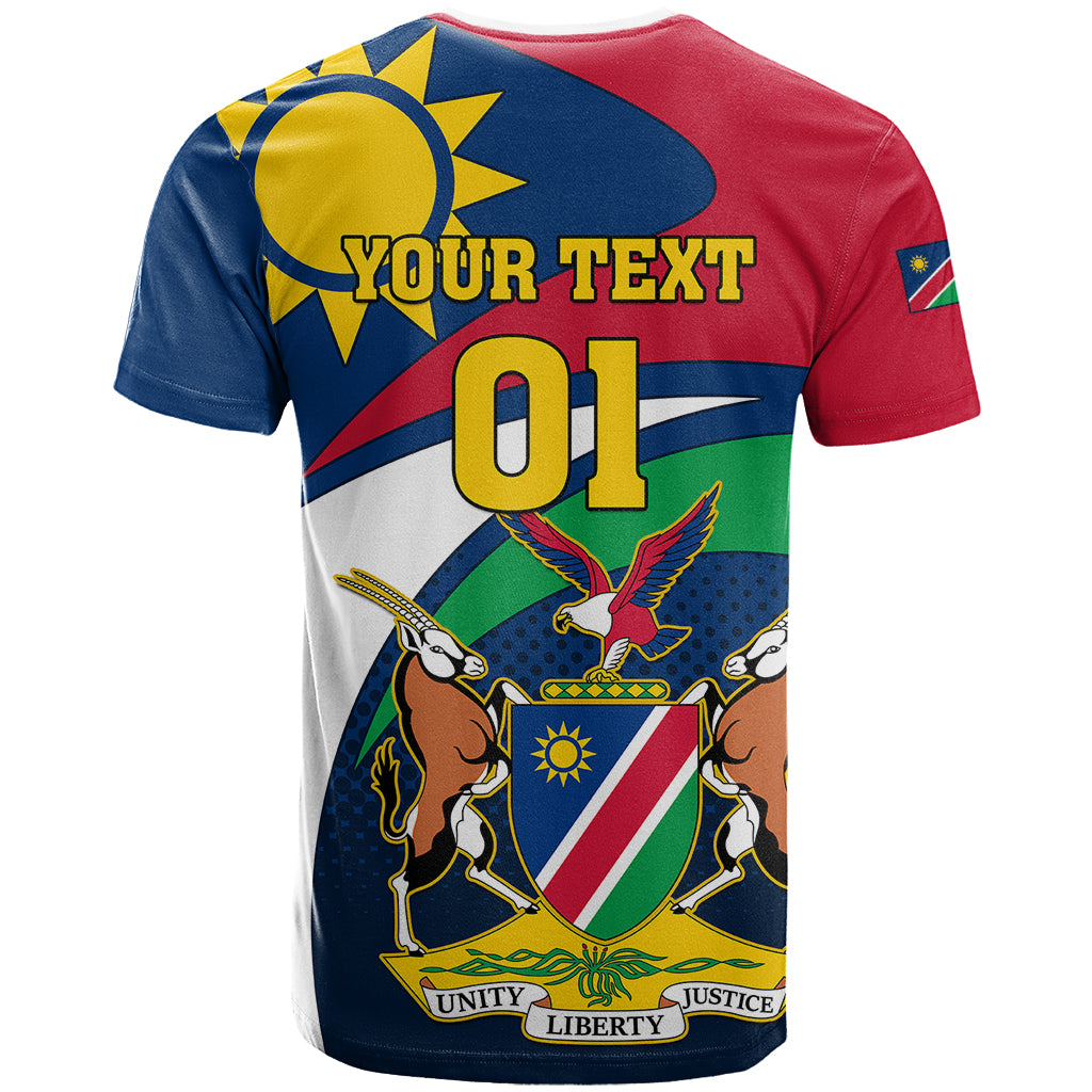 Custom Namibia Rugby T Shirt Welwitschias Go 2023 World Cup - Wonder Print Shop