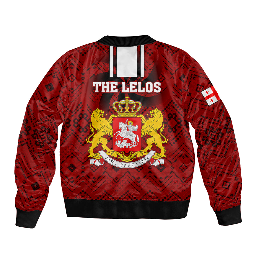 Georgia Rugby Bomber Jacket The Lelos Go 2023 World Cup - Wonder Print Shop