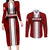 Georgia Rugby Couples Matching Long Sleeve Bodycon Dress and Long Sleeve Button Shirts The Lelos Go 2023 World Cup - Wonder Print Shop