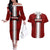 Georgia Rugby Couples Matching Off The Shoulder Long Sleeve Dress and Hawaiian Shirt The Lelos Go 2023 World Cup - Wonder Print Shop