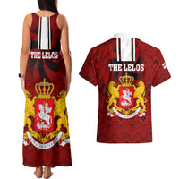 Georgia Rugby Couples Matching Tank Maxi Dress and Hawaiian Shirt The Lelos Go 2023 World Cup - Wonder Print Shop