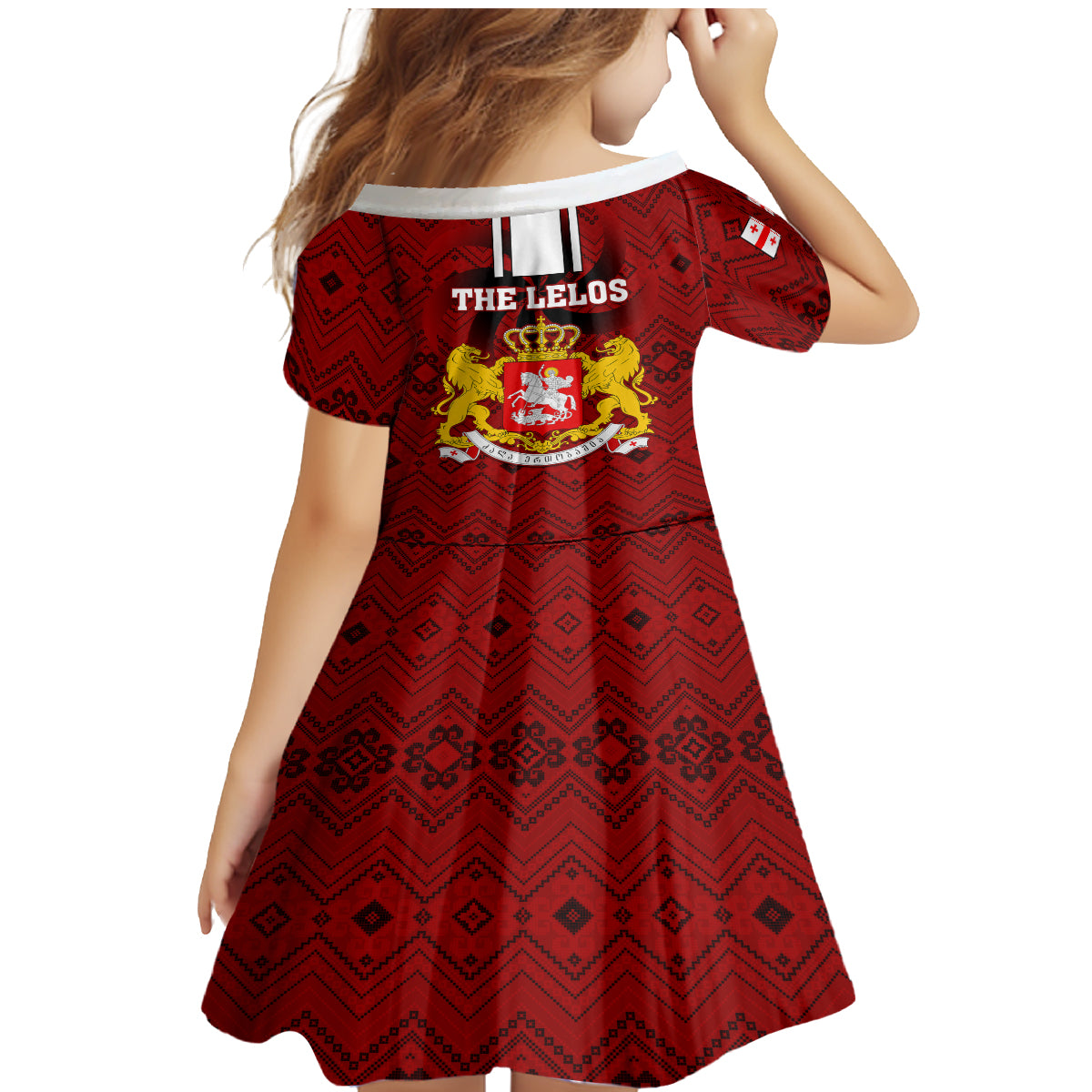 Georgia Rugby Family Matching Mermaid Dress and Hawaiian Shirt The Lelos Go 2023 World Cup - Wonder Print Shop