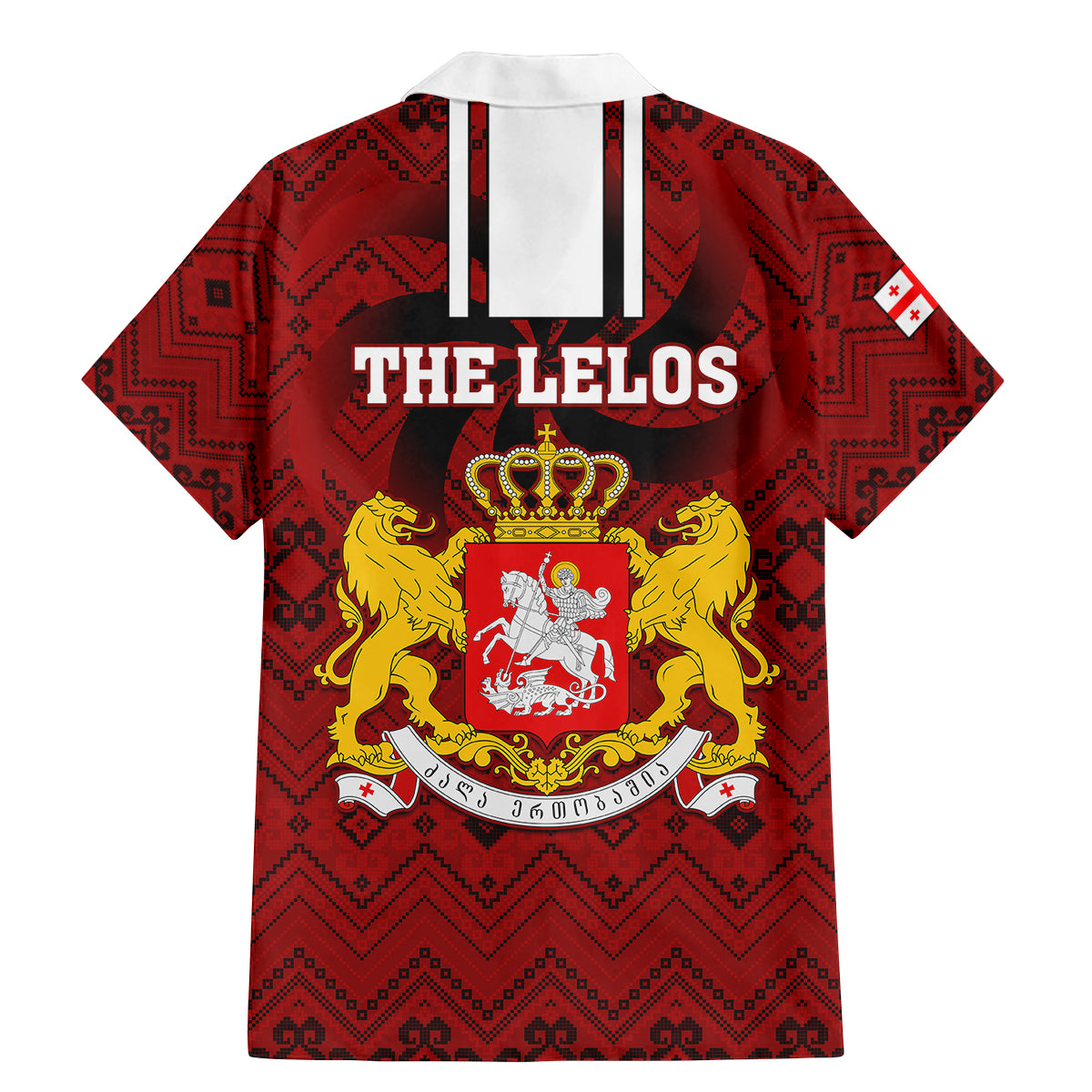 Georgia Rugby Family Matching Mermaid Dress and Hawaiian Shirt The Lelos Go 2023 World Cup - Wonder Print Shop