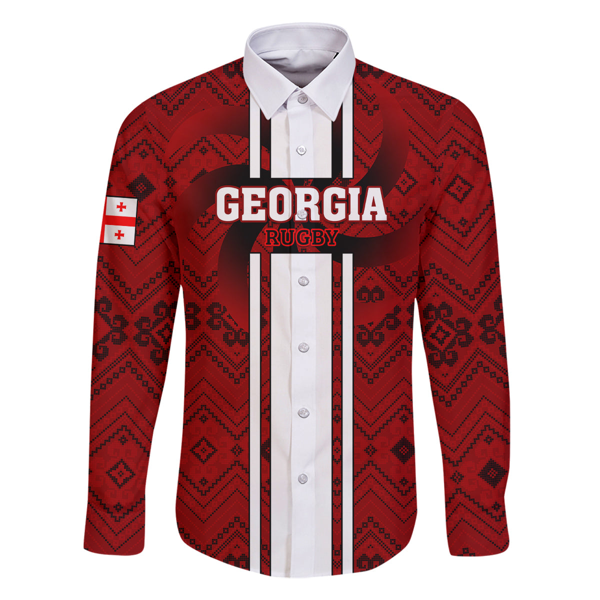 Georgia Rugby Family Matching Mermaid Dress and Hawaiian Shirt The Lelos Go 2023 World Cup - Wonder Print Shop