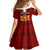 Georgia Rugby Family Matching Off Shoulder Long Sleeve Dress and Hawaiian Shirt The Lelos Go 2023 World Cup - Wonder Print Shop