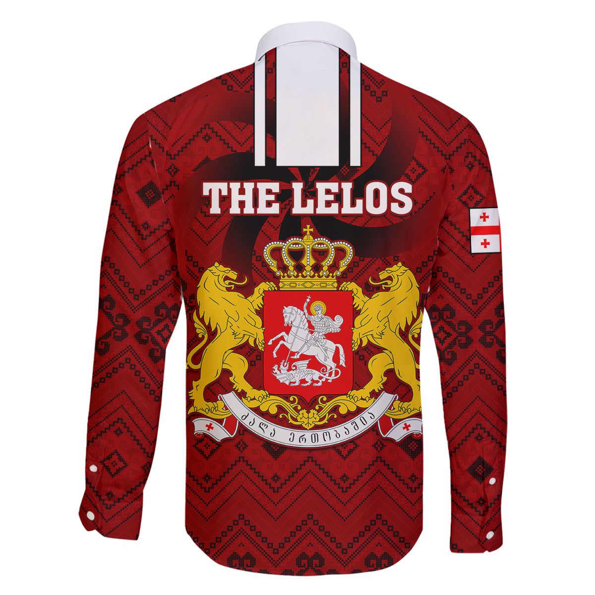 Georgia Rugby Family Matching Off Shoulder Maxi Dress and Hawaiian Shirt The Lelos Go 2023 World Cup - Wonder Print Shop