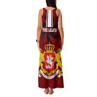 Georgia Rugby Family Matching Tank Maxi Dress and Hawaiian Shirt The Lelos Go 2023 World Cup - Wonder Print Shop