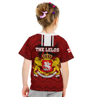 Georgia Rugby Kid T Shirt The Lelos Go 2023 World Cup - Wonder Print Shop