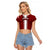 Georgia Rugby Raglan Cropped T Shirt The Lelos Go 2023 World Cup - Wonder Print Shop