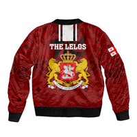 Georgia Rugby Sleeve Zip Bomber Jacket The Lelos Go 2023 World Cup - Wonder Print Shop