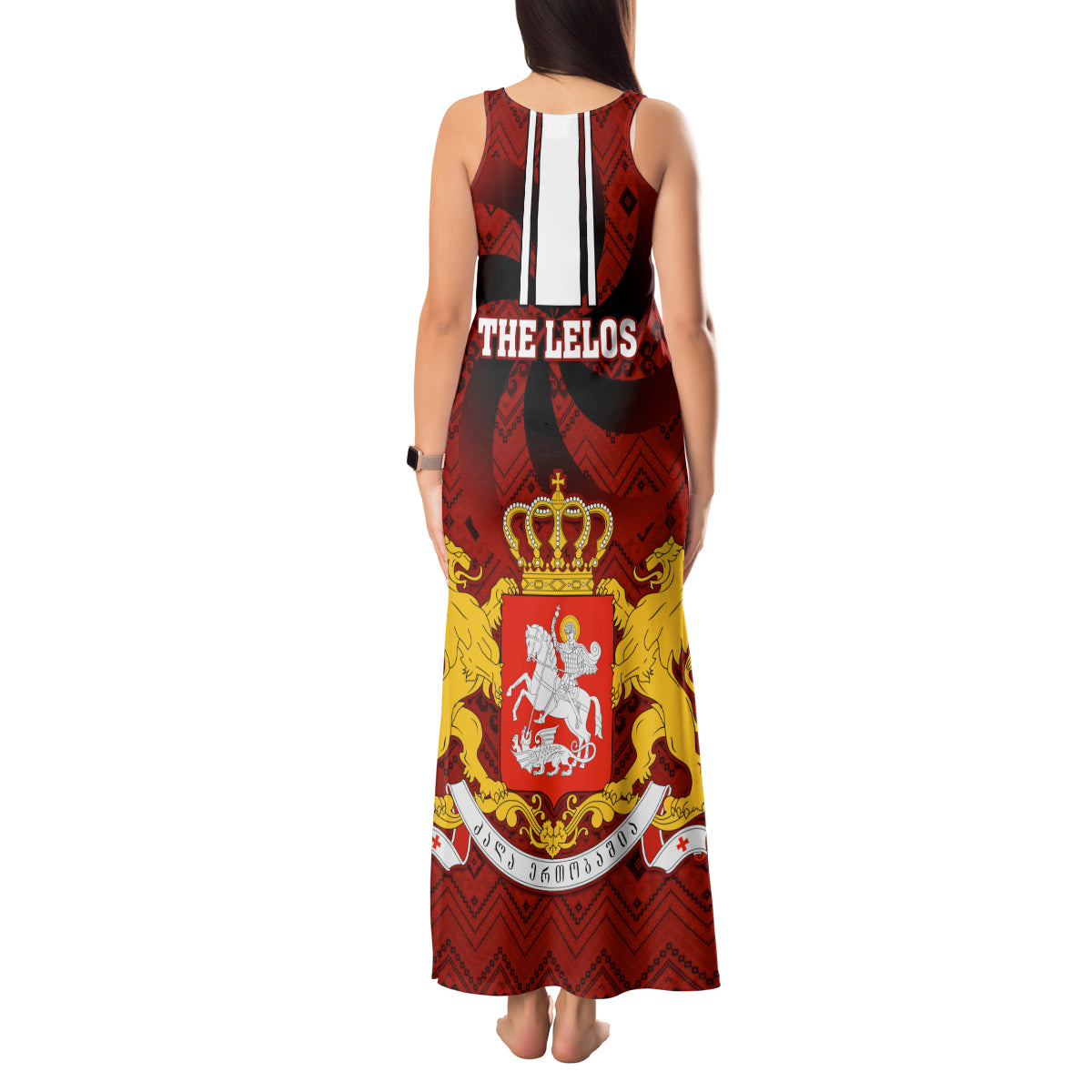 Georgia Rugby Tank Maxi Dress The Lelos Go 2023 World Cup - Wonder Print Shop