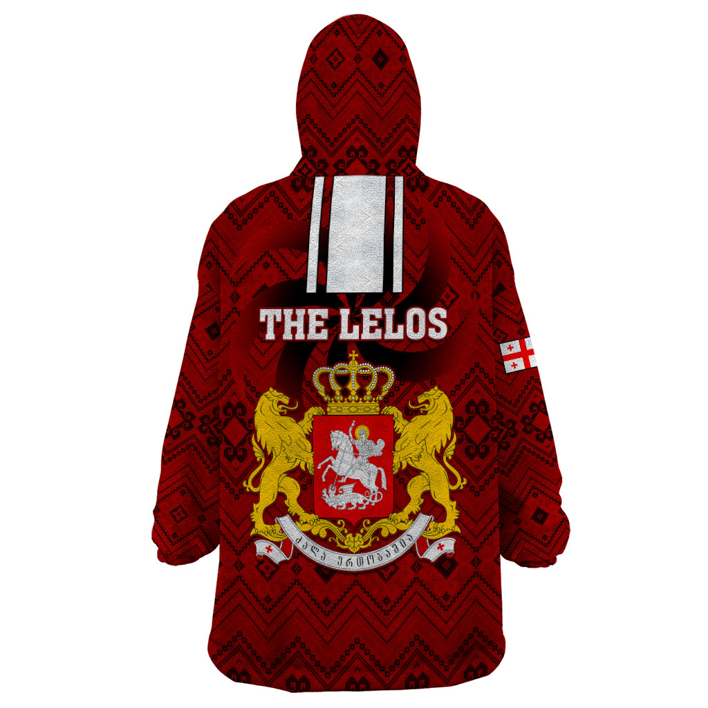 Georgia Rugby Wearable Blanket Hoodie The Lelos Go 2023 World Cup - Wonder Print Shop