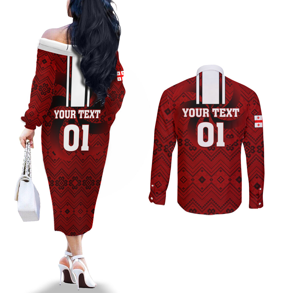 custom-georgia-rugby-couples-matching-off-the-shoulder-long-sleeve-dress-and-long-sleeve-button-shirts-the-lelos-go-2023-world-cup
