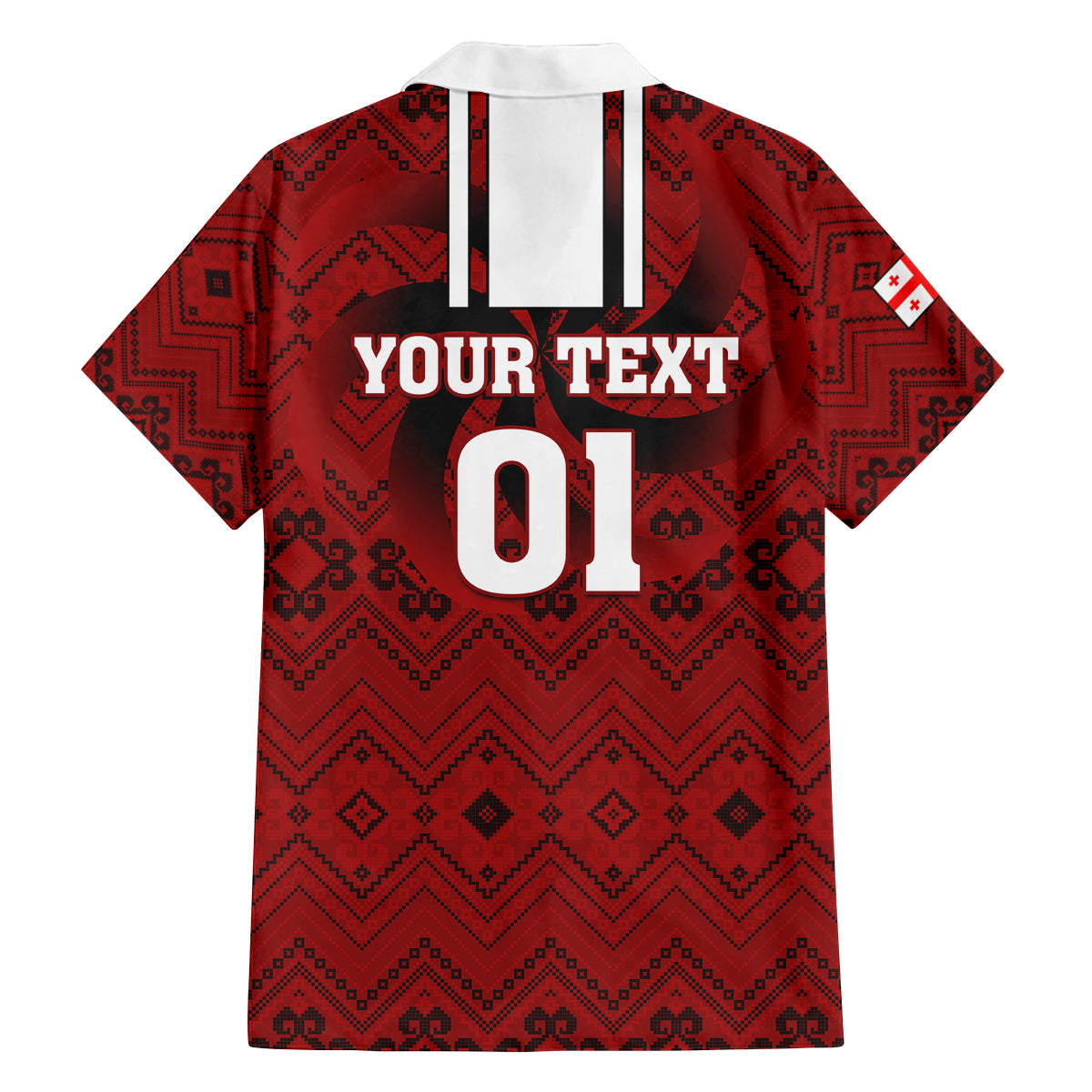 Custom Georgia Rugby Family Matching Long Sleeve Bodycon Dress and Hawaiian Shirt The Lelos Go 2023 World Cup - Wonder Print Shop