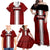 Custom Georgia Rugby Family Matching Off Shoulder Maxi Dress and Hawaiian Shirt The Lelos Go 2023 World Cup - Wonder Print Shop
