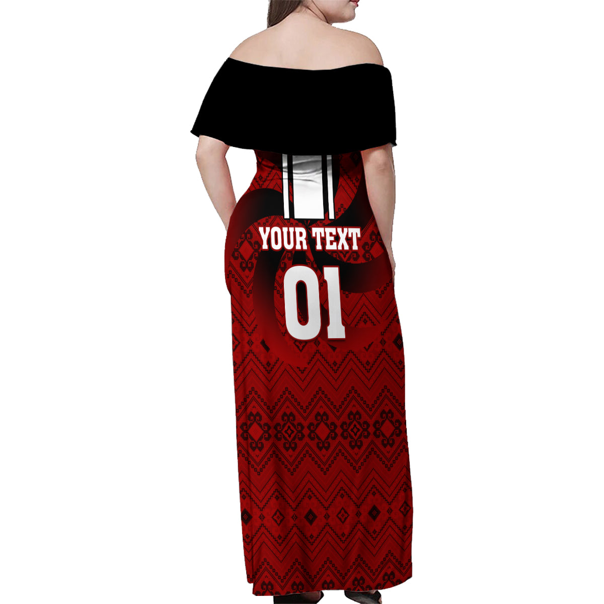 Custom Georgia Rugby Family Matching Off Shoulder Maxi Dress and Hawaiian Shirt The Lelos Go 2023 World Cup - Wonder Print Shop