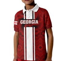 Custom Georgia Rugby Kid Polo Shirt The Lelos Go 2023 World Cup - Wonder Print Shop