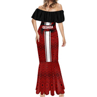 Custom Georgia Rugby Mermaid Dress The Lelos Go 2023 World Cup - Wonder Print Shop