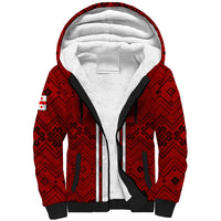 Custom Georgia Rugby Sherpa Hoodie The Lelos Go 2023 World Cup - Wonder Print Shop