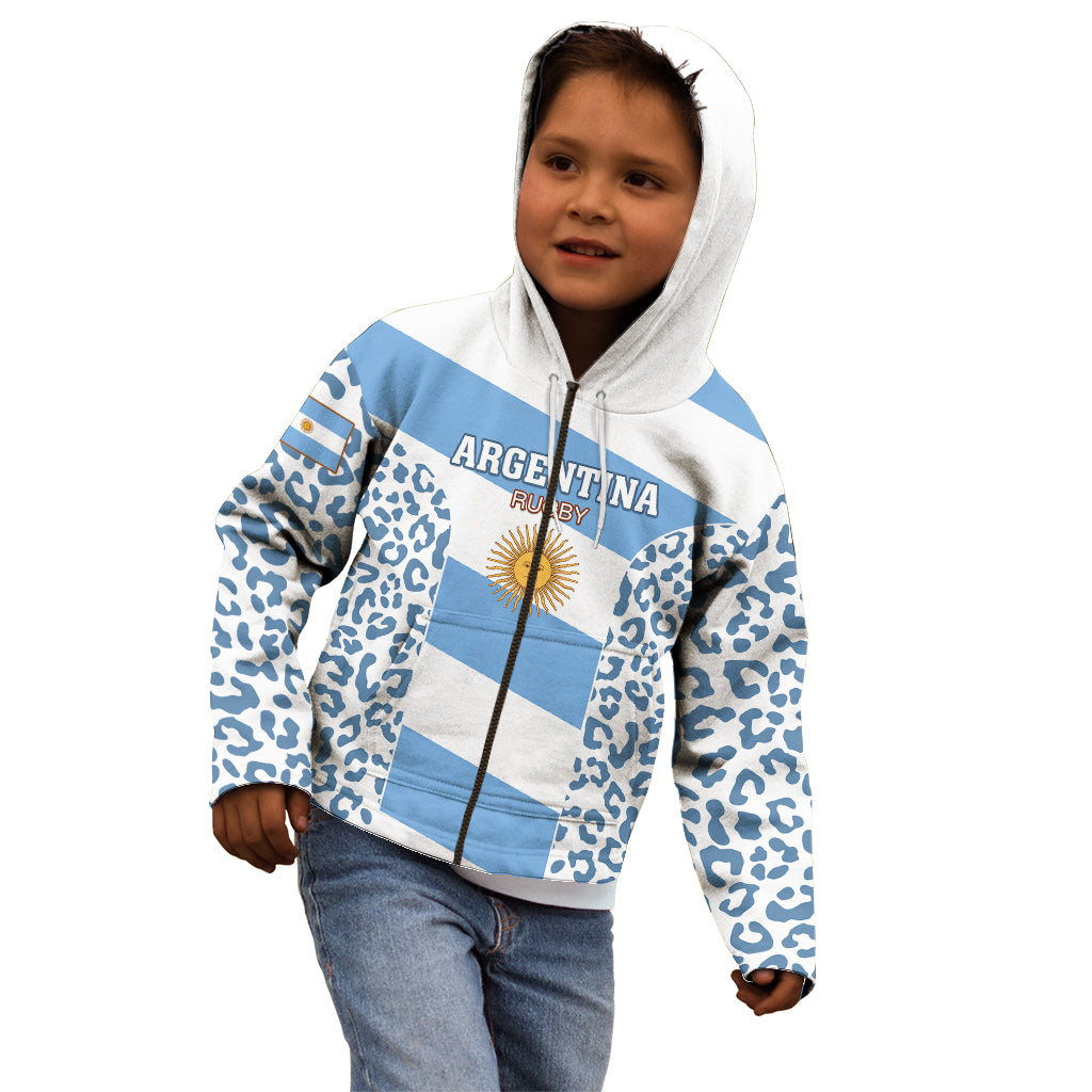 Argentina Rugby Kid Hoodie Los Pumas Go 2023 World Cup - Wonder Print Shop