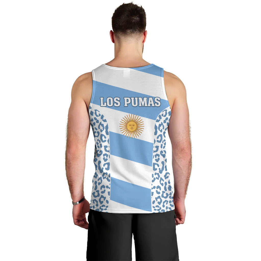 Argentina Rugby Men Tank Top Los Pumas Go 2023 World Cup - Wonder Print Shop