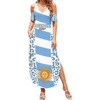 Argentina Rugby Summer Maxi Dress Los Pumas Go 2023 World Cup - Wonder Print Shop