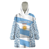Argentina Rugby Wearable Blanket Hoodie Los Pumas Go 2023 World Cup - Wonder Print Shop