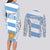 Custom Argentina Rugby Couples Matching Long Sleeve Bodycon Dress and Long Sleeve Button Shirts Los Pumas Go 2023 World Cup - Wonder Print Shop
