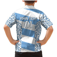 Custom Argentina Rugby Family Matching Mermaid Dress and Hawaiian Shirt Los Pumas Go 2023 World Cup - Wonder Print Shop
