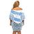 Custom Argentina Rugby Family Matching Off Shoulder Short Dress and Hawaiian Shirt Los Pumas Go 2023 World Cup - Wonder Print Shop