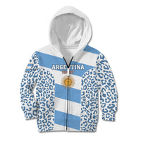 Custom Argentina Rugby Kid Hoodie Los Pumas Go 2023 World Cup - Wonder Print Shop