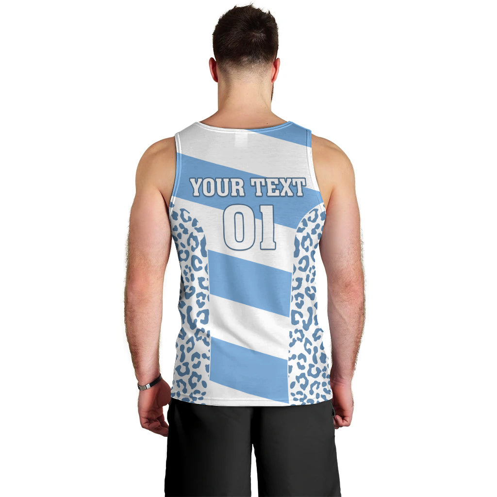 Custom Argentina Rugby Men Tank Top Los Pumas Go 2023 World Cup - Wonder Print Shop