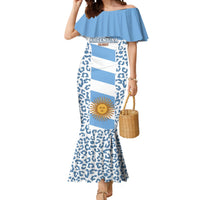 Custom Argentina Rugby Mermaid Dress Los Pumas Go 2023 World Cup - Wonder Print Shop