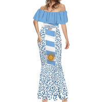 Custom Argentina Rugby Mermaid Dress Los Pumas Go 2023 World Cup - Wonder Print Shop