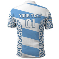 Custom Argentina Rugby Polo Shirt Los Pumas Go 2023 World Cup - Wonder Print Shop