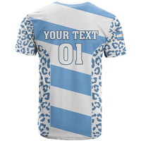 Custom Argentina Rugby T Shirt Los Pumas Go 2023 World Cup - Wonder Print Shop
