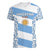 Custom Argentina Rugby Women V Neck T Shirt Los Pumas Go 2023 World Cup - Wonder Print Shop