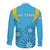 Uruguay Rugby Family Matching Short Sleeve Bodycon Dress and Hawaiian Shirt Los Teros Go 2023 World Cup - Wonder Print Shop