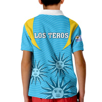 Uruguay Rugby Kid Polo Shirt Los Teros Go 2023 World Cup - Wonder Print Shop