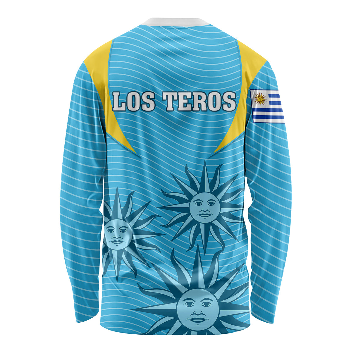 Uruguay Rugby Long Sleeve Shirt Los Teros Go 2023 World Cup - Wonder Print Shop