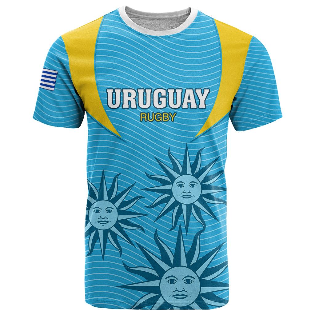 Uruguay Rugby T Shirt Los Teros Go 2023 World Cup - Wonder Print Shop