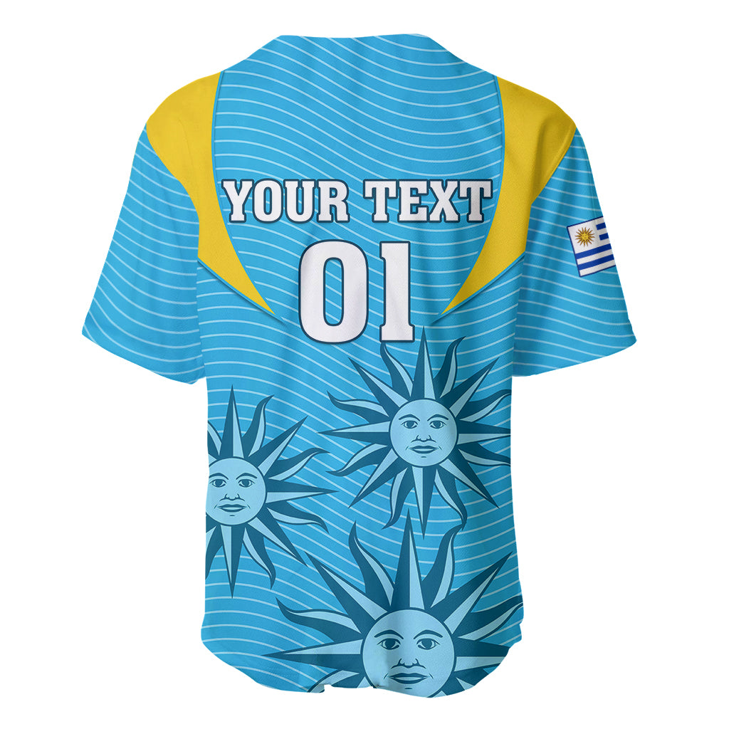 Custom Uruguay Rugby Baseball Jersey Los Teros Go 2023 World Cup - Wonder Print Shop