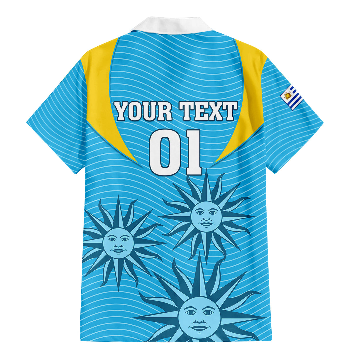 Custom Uruguay Rugby Family Matching Mermaid Dress and Hawaiian Shirt Los Teros Go 2023 World Cup - Wonder Print Shop