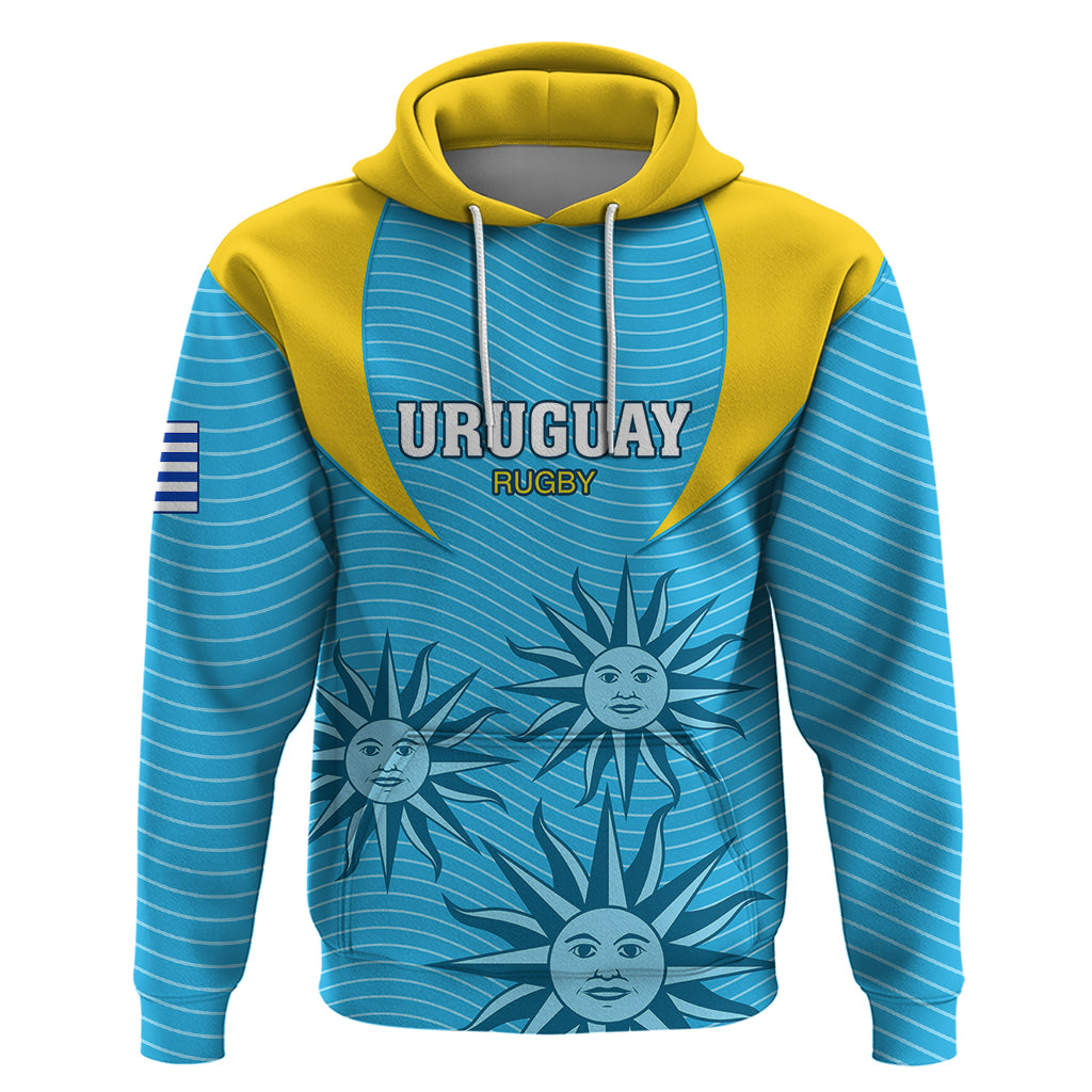 Custom Uruguay Rugby Hoodie Los Teros Go 2023 World Cup - Wonder Print Shop