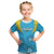 Custom Uruguay Rugby Kid T Shirt Los Teros Go 2023 World Cup - Wonder Print Shop