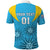 Custom Uruguay Rugby Polo Shirt Los Teros Go 2023 World Cup - Wonder Print Shop