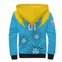 Custom Uruguay Rugby Sherpa Hoodie Los Teros Go 2023 World Cup - Wonder Print Shop
