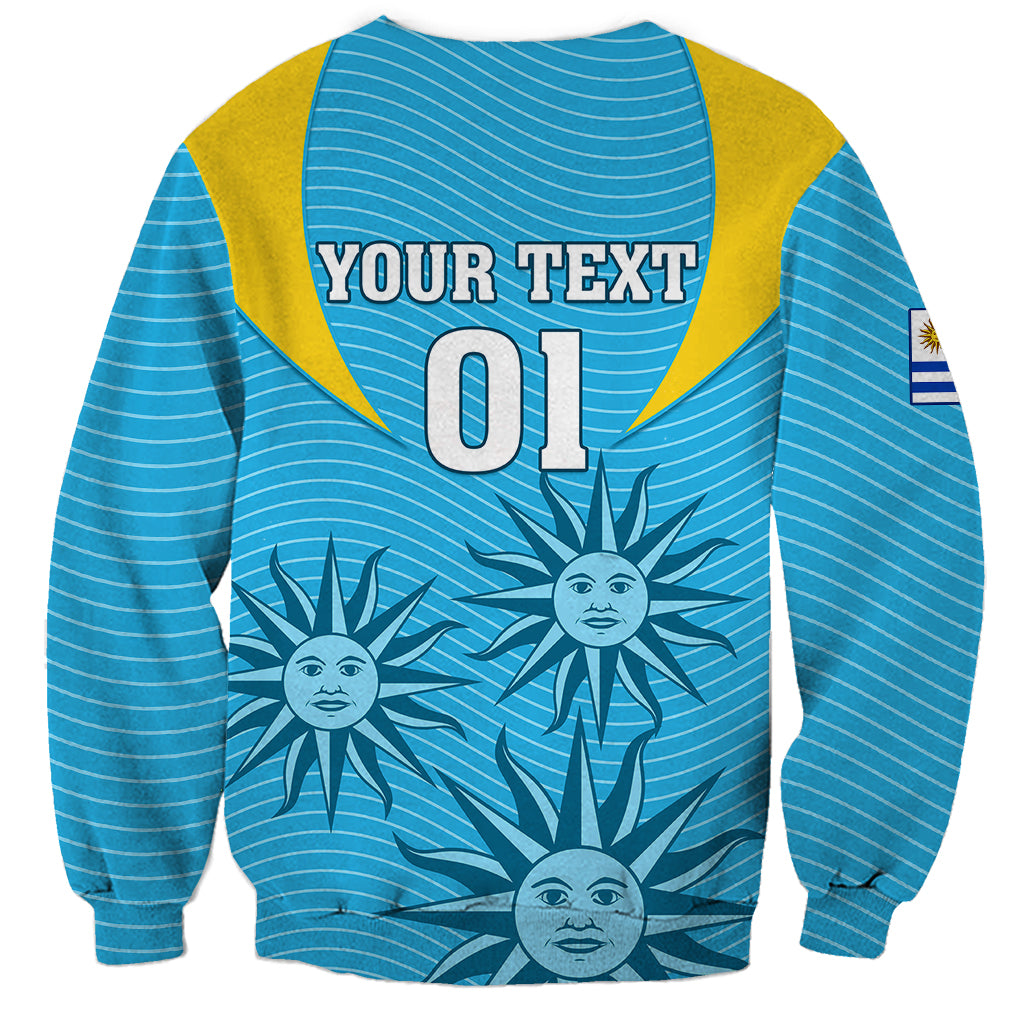 Custom Uruguay Rugby Sweatshirt Los Teros Go 2023 World Cup - Wonder Print Shop