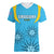 Custom Uruguay Rugby Women V Neck T Shirt Los Teros Go 2023 World Cup - Wonder Print Shop