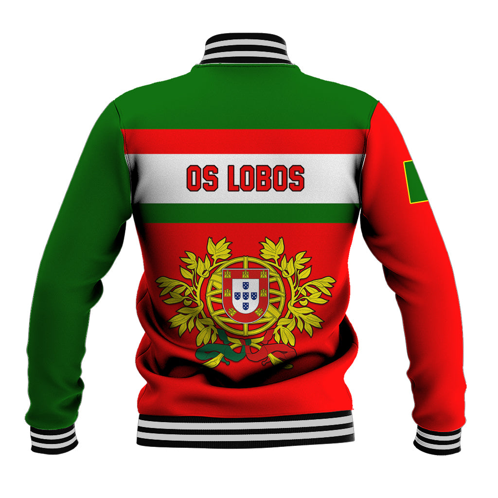 Portugal Rugby Baseball Jacket Os Lobos Go 2023 World Cup - Wonder Print Shop